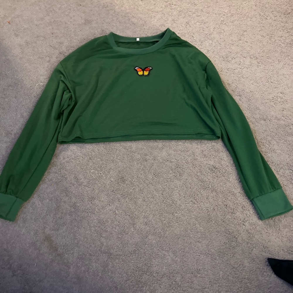 green, shein, size large